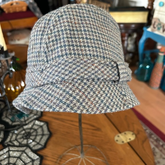 Vintage Wool Houndstooth Walking Hat by Country Gentleman - Picture 2 of 7